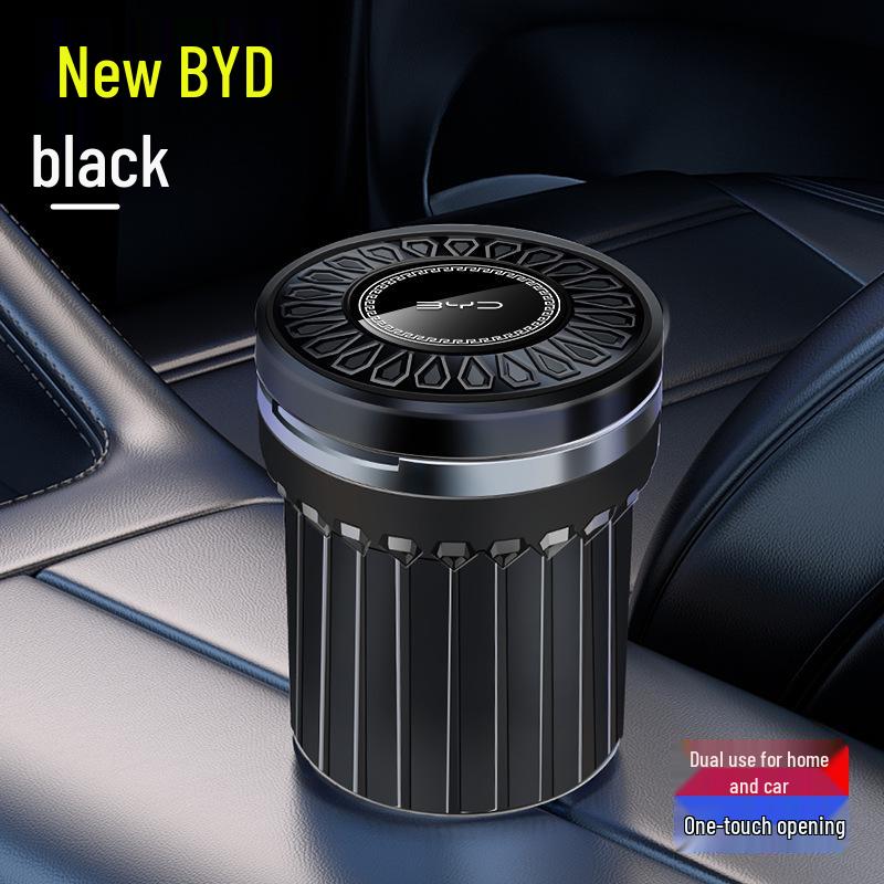 BYD Car Ashtray for Song Pro, Qin Plus, Tang, Song, Han EV, Yuan, Dolphin, Seagull, Leopard Models