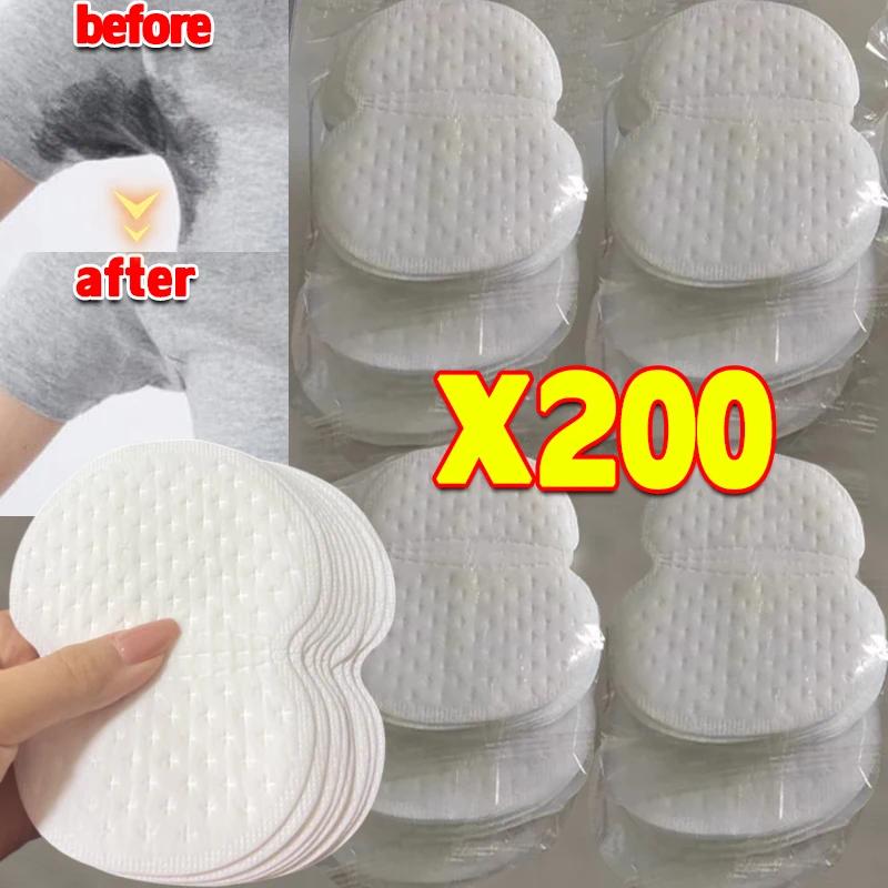 10/200 Stück Einweg-Achselschweißpads Schweißabsorbierendes Pflaster Sommer Deodorants Vliespads Atmungsaktiv Ultradünn