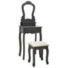 Dressing Table Set with Stool 50x59x136 Cm Paulownia