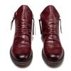 Retro Men'S Leather Boots Side Zipper Men Ankle Boots High Quality Men Business Leather Shoes Autumn Men Boots Large Size 48