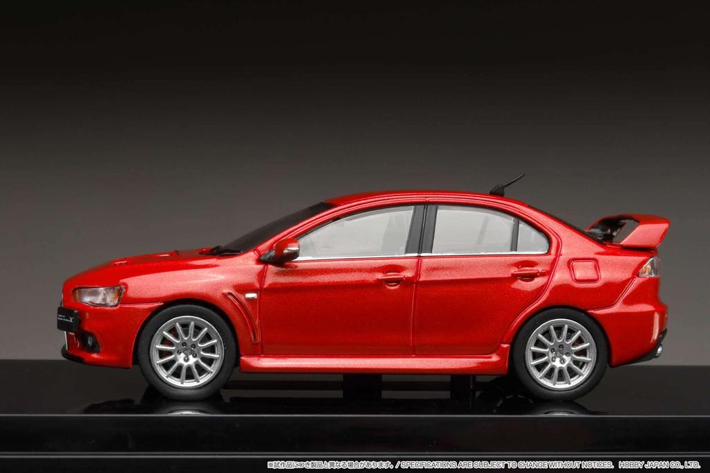 HJ64 Mitsubishi Lancer Evolution 10 Red Metallic 1/64 (Finished Model)