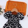 Square Collar Summer Flower Dress Party Toddle Dress Elegant Baby Girls Princess Dress  Holiday