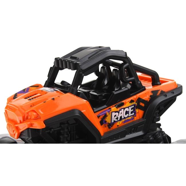 Monster Truck Off-Road Car Jeep Auto Off Road Sound Light Orange