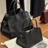 Brand 15 Inch Large Capacity Tote Bag For Women Top Grain Cowhide & Suede Briefcase, Leather Work Bag, Commuter Platinum Bag