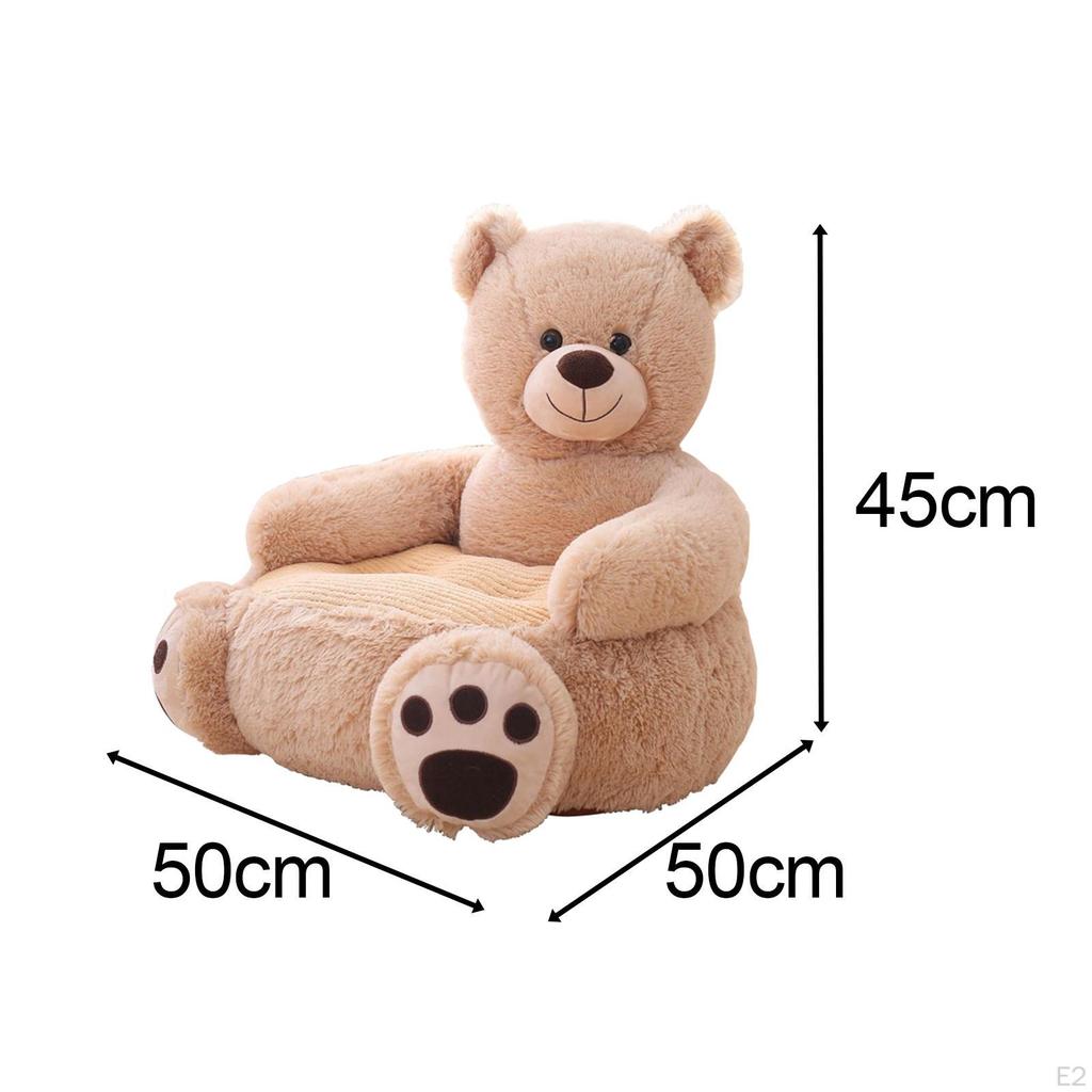 Cartoon Animal Sofa Armrest Chair Stylish Soft Cushion Size 19x19x17.7 Inch Support Seat Sit