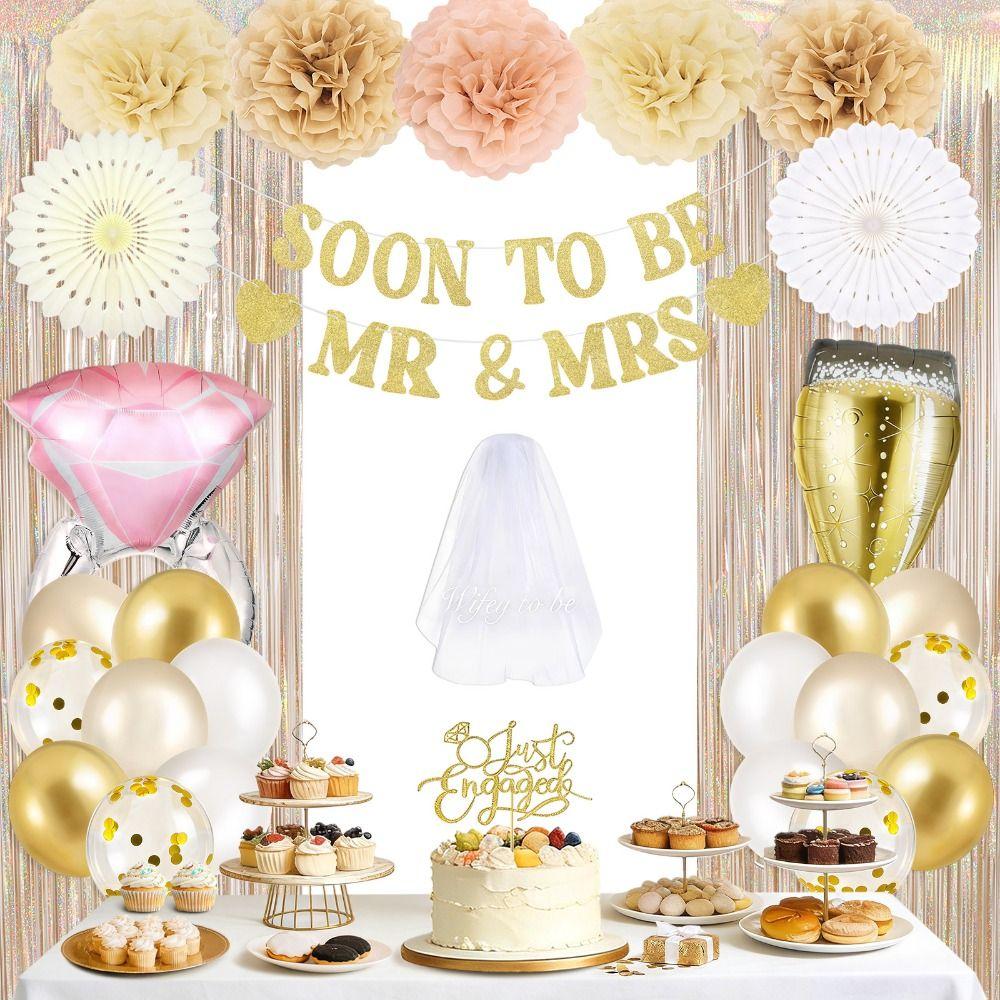 21-Piece Set Engagement Party Decorations Bridal Shower Decorations  Engagement Party