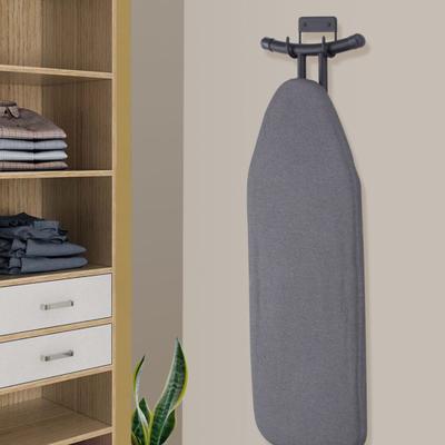 Wall Mount Ironing Board Holder Strong Load-bearing Rustproof Corrosion Resistant Easy Installation Iron Holder Hanger Hook