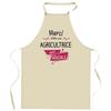 Kitchen Apron - Awesome Farmer Woman Thank You - Breton Print - Durable Cotton - Made In France