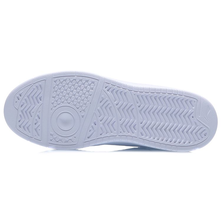 Li Ning Seria Stil de Viață Sportiv Piele Sintetică Antiderapant Durabil Ușor Pantofi de Skate Low Top Femei sneaker Alb AGCQ578-1