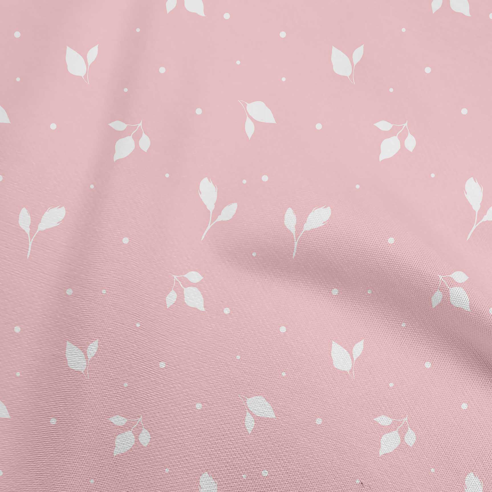 

OneOone Бавовна Поплін Аметист Тканина Рослини Силует листя з крапкою Швейні ремісничі проекти Принти на тканині у дворі 42 дюйма 42 Inch Wide - Viscose Chiffon троянди рожеві кольору