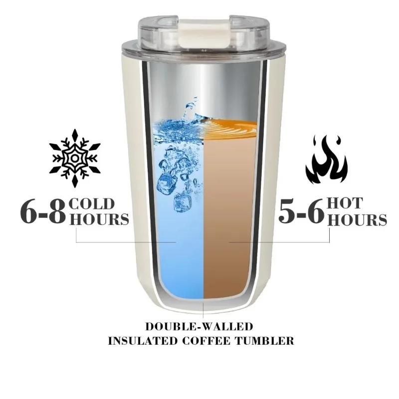2025 New! High - Value Stainless Steel Car Thermos Cup - Ideal for Coffee & Daily Use, Large Capacity