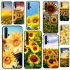 Sunflower Floral Case For Huawei P30 P20 P40 P60 Pro P Smart Nova 9 5T Honor Magic 5 Lite X8 X9a 50 70 Cover