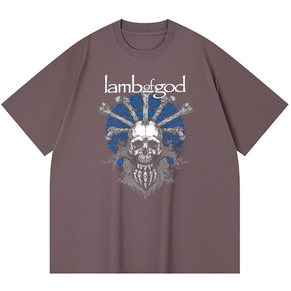 230 Gsm 100% Cotton Heavy Metal T-Shirt  Rock Band Popular Music Print Unisex Heavy Cotton T Shirt