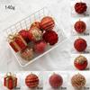 Plastics Christmas Tree Balls Colorful Ball Ornament Set Hanging Pendants  Gift
