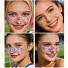 Football Face Tattoos, Waterproof Temporary Freckle Stickers, Soccer Match Body Art for Sports Fans, Game Day Party Makeup