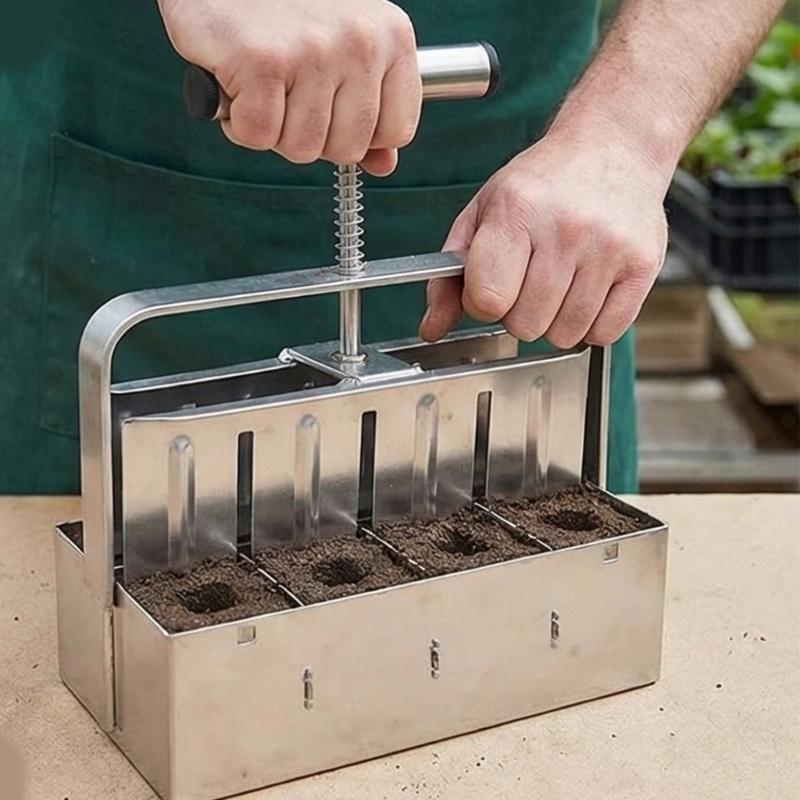 Permanent Metal Soil Former Collection For Producing Uniform Growing entities To Improve Germination Results