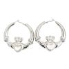 Heart Design Hoop Earrings Jewelry Chic Heart Hoop Earrings Ear Rings Charm For Women Ideal Valentine's Day Jewelry