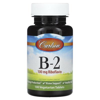 Vitamin B2, Veggie Tablets 100 Tablets