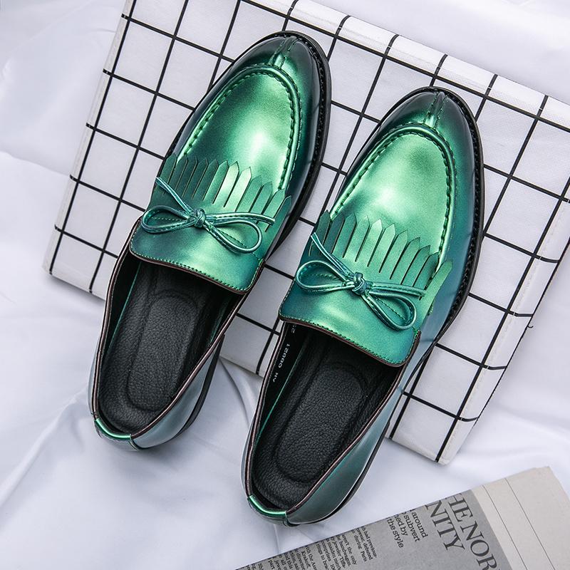 Značka Pánské Kožené Formální Business Boty Mužské Kancelářské Pracovní Ploché Boty Oxford Prodyšné Párty Svatba Boty k výročí