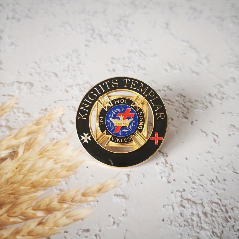 

Значки на лацкан Тамплиеры из цинкового сплава, мужские деловые аксессуары 1pcs