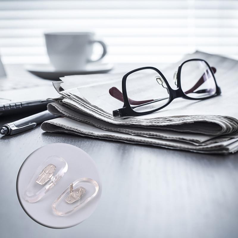 10 Pairs High Quality Silicone Aviator Glasses Eyeglass Sunglasses Nose Pads For Rb Clip-O