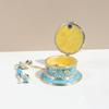 Vintage Telephone Jewelry Box Home Decor Wedding Ring Holder Ornament Storage Case