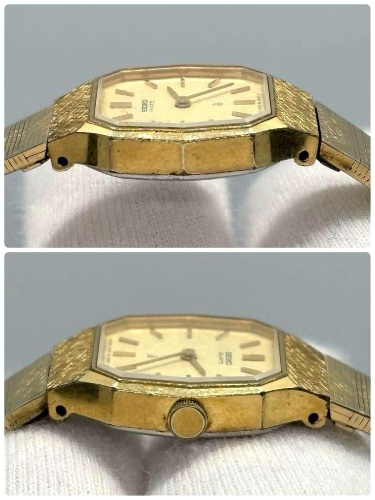 [USED] Seiko Women's Watch Gold Retro Vintage Working Battery