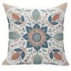 Ethnic Mandala Floral Pillow Covers Pattern Cushion Covers Zippered Single Sided For Sofa Living Room Bedroom Outdoor Home Decor