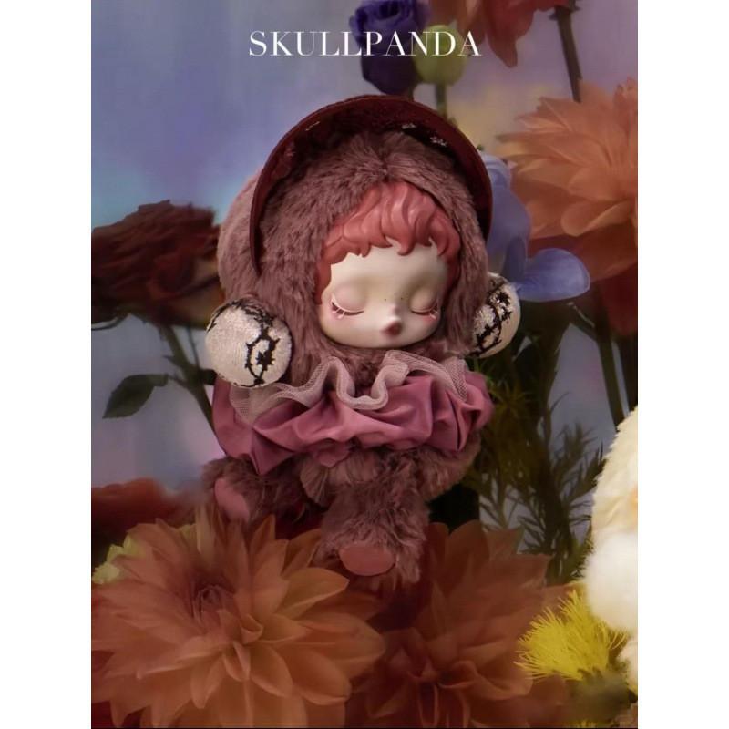 Peluche Panda Teschio con Imbottitura in Cotone PP Regalo di Matrimonio per Coppie Collezionisti