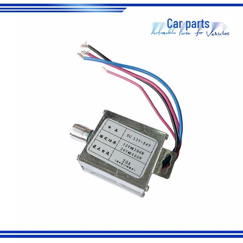 Universal Stepless Speed Control Switch for Car Fan Heater Motor Bulb, 12V/24V