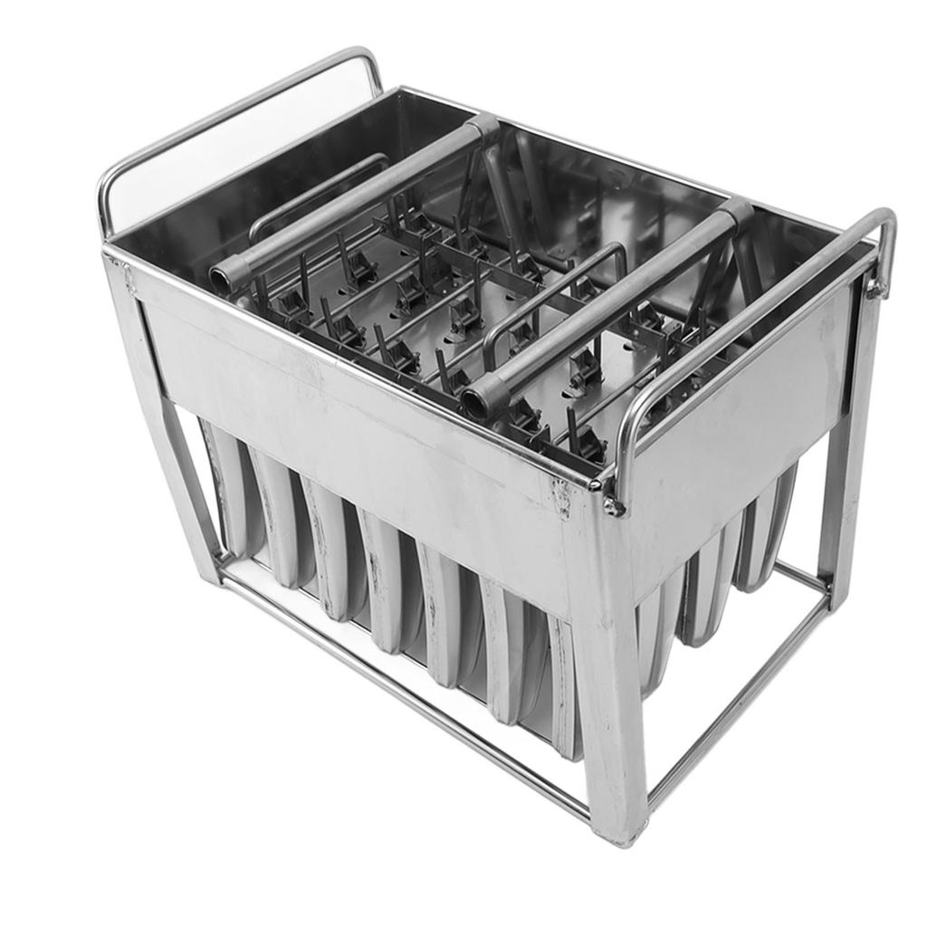 28PCS Ice Lolly Mold Stainless Steel Frozen Ice Pop Maker DIY Ice Pop Mould Ice Lolly Mold Easy To