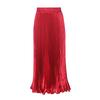 Solid Color Elastic Waist Bag Hip Skirt Pure Color Elastic Waist