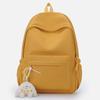 Schoolbag Mori trendy backpack simple fashion lightweight versatile large capacity solid color schoolbag junior high school travel backpack