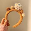 Adorable 2024 Cartoon Hair Tie & Plush Headband Set for Women - Cute Hair Accessories & Gift