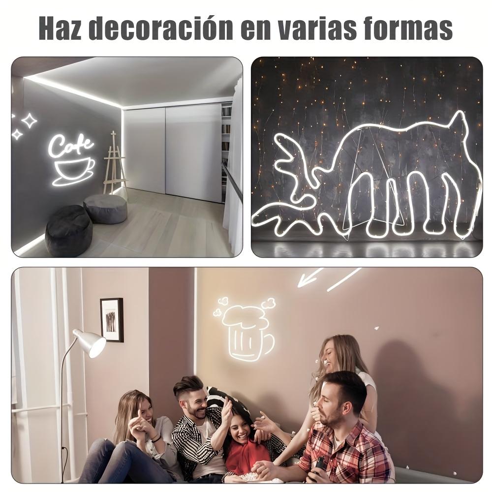 5V LED Neon Strip Lights USB with Touch Dimmer Waterproof Flexible Silicone Tape LED Lights for Home TV Backlight Decor Lighting