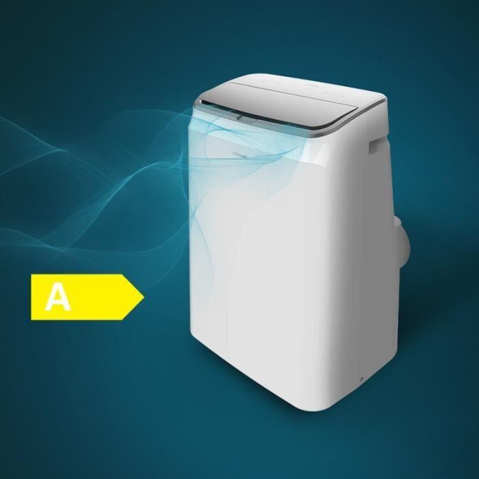 Cecotec Climatiseur Portable Force Clima 14500 Cold&Warm. Télécommande et pompe à chaleur, 14000 BTU, Affichage LED, 5 Modes, Déshum