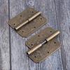 1 szt. 60*50mm Prawy/lewy Retro Mosiężne Zawiasy Meblowe Zawias Drzwi Szuflady Szafki Zawias Pudełka na Biżuterię Okucia Antyczny Brąz