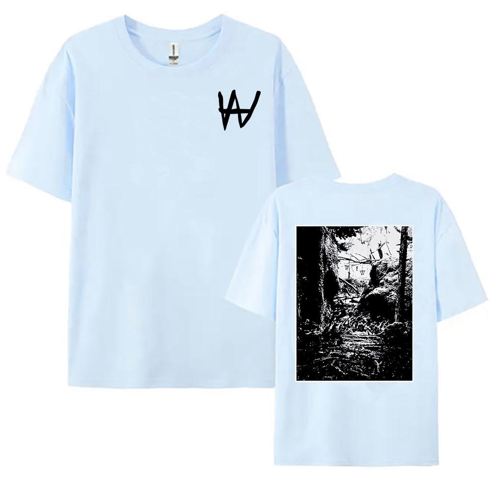 Alan Wake 2 Koszulka z nadrukiem Koszulki bawełniane z krótkim rękawem Streetwear Unisex Luźny codzienny T-shirt z okrągłym dekoltem Góra