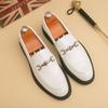 Fashion Business Men Fashionable Loafers Men Casual One-foot Business Office High-quality Leather Shoes Social Shoes Sizes 38-46