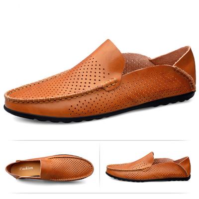2024 Zomer Merk Echt Leer Loafers Schoenen Comfortabele Casual Mocassins voor Heren Designer Heren Flats Rijschoenen Grote Maat