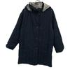 Herno 233113 Navy X White Leopard Print Hoodie, Reversible with Padded Lining Coat 42 Navy X off-whiteUsed