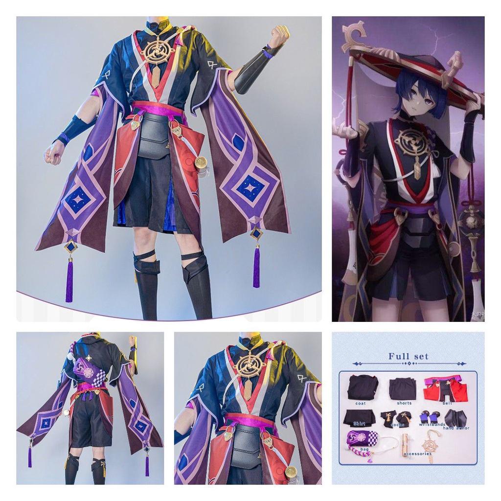 Stunning Scaramouche Cosplay Costume For Women High Collar 3d Printing Fine Stitching
