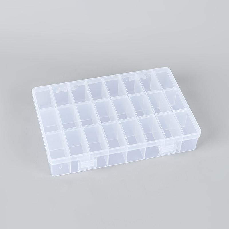 

Практичный отсек с 24 сетками, пластиковый ящик для хранения ювелирных изделий, серьги, бусины, винт, держатель, чехол, органайзер для дисплея, контейнер 2