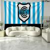 Gimnasia De La Plata Wall Tapestry Aesthetic Wall Hanging Printed Fabric Blanket Decorative Tapestries for Bedroom Living Room Home Decor