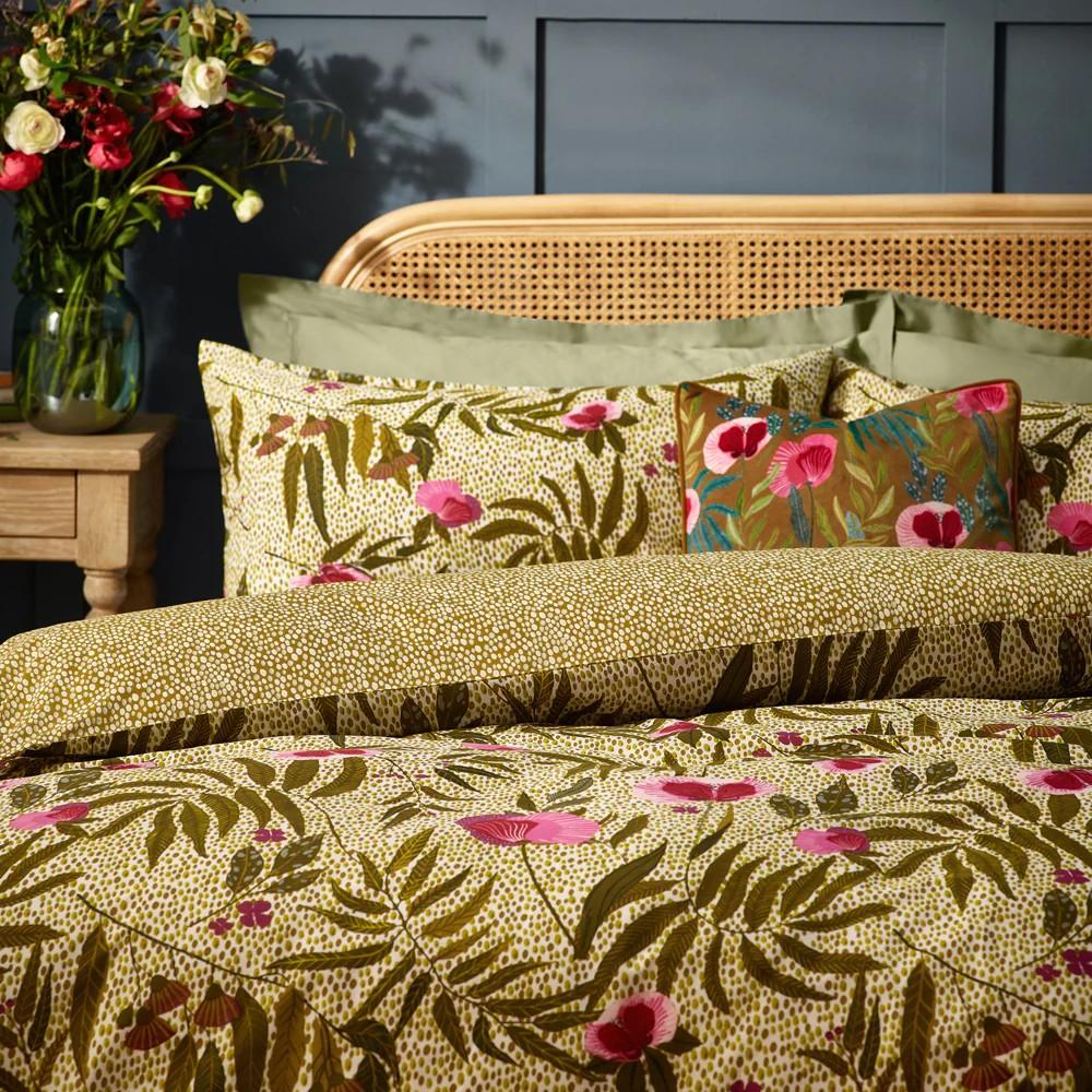 Wylder House Of Bloom Poppy Floral Duvet Cover Set