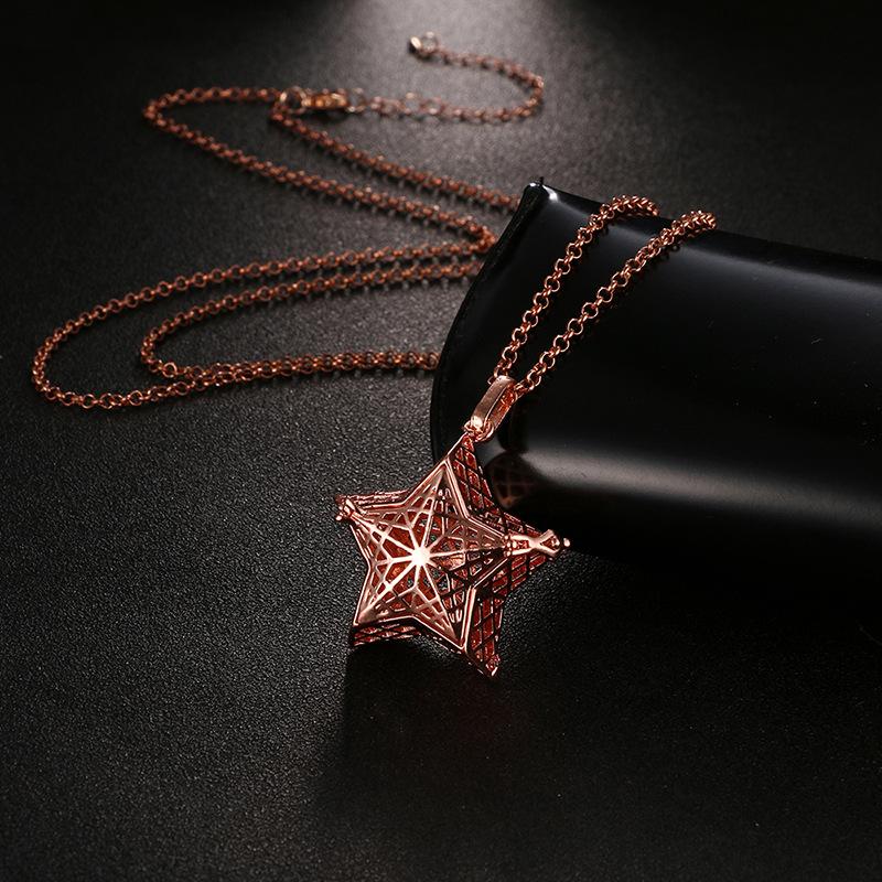 Neue Aromatherapie Ätherisches Öl Diffusor Halskette Schmuck Quadratisch Hohl Parfüm Medaillon 16MM Musik Kugel Damen Anhänger Zubehör