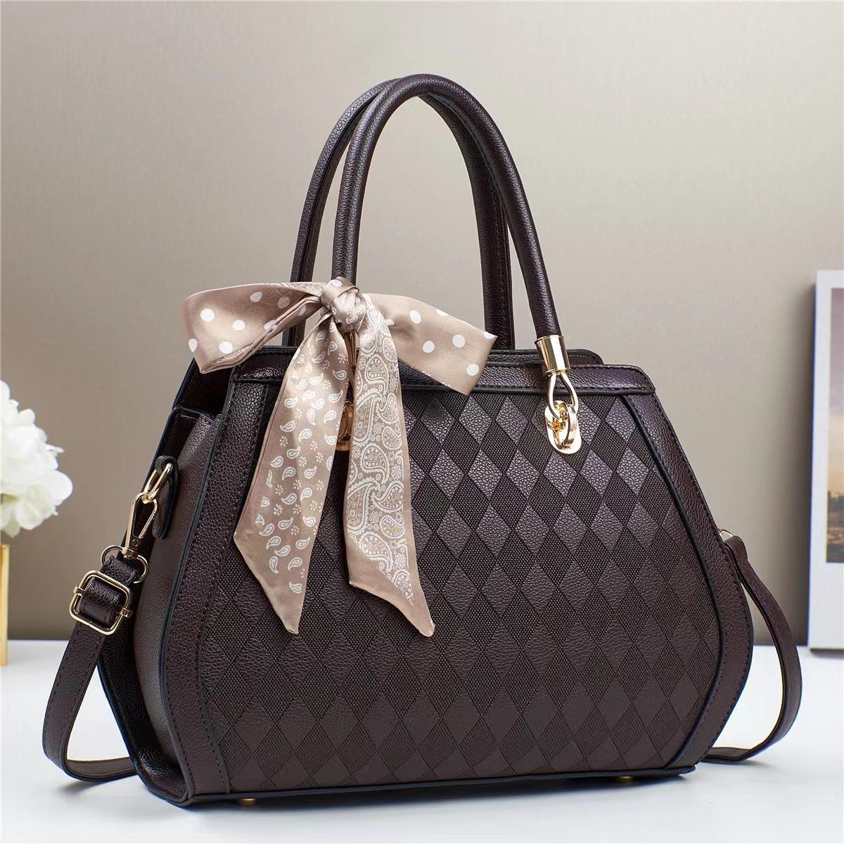 

New Diamond High-value Korean Shoulder Bag Casual Large Capacity High-end Versatile Handbag Crossbody Bag ，