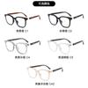 2026 New Imitation Wood Grain Ultra light TR90 Fashionable Men Retro Eyeglass frame Casual  Prescription Optical Women's Glasses