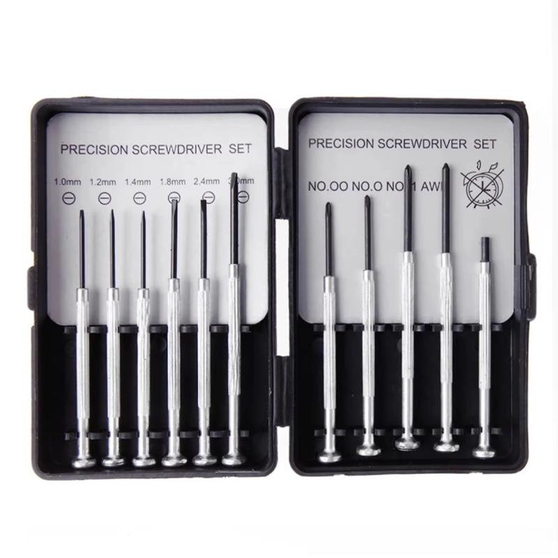 11Pcs/Set Micro Precision Screwdriver Set Mini Watchmakers Tools For Watch Jewelry Glasses Repairs Tool