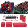 Simulated Decoration Luggage Net Suitcase Fuel Tanks Kit for 1/8 1/10 Model Crawler RC Car
